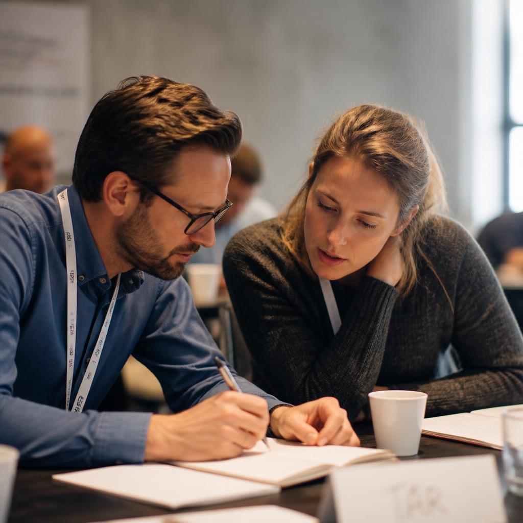 Learner reviewing course material